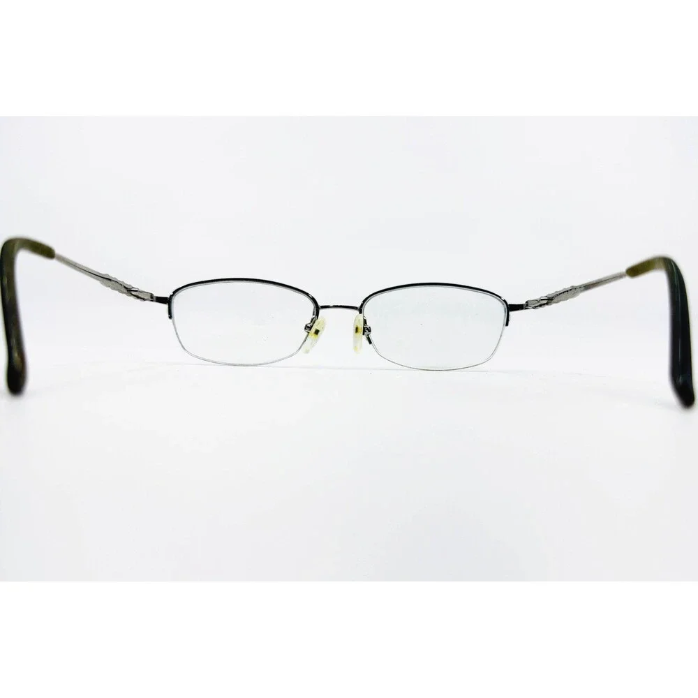 Linda Evans Eyeglasses Womens Silver 318 Silver Lake Half Rim 135
